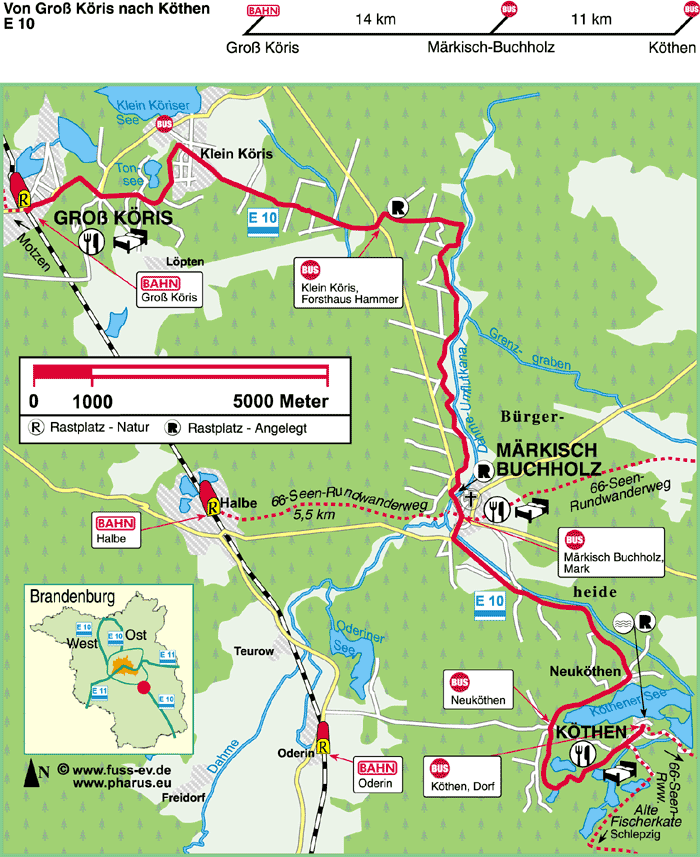 Europäischer Fernwanderweg E 10 : 