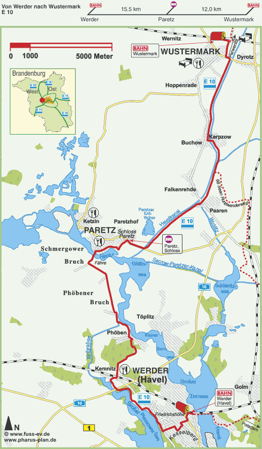 Werder  –  Paretz  –  Wustermark