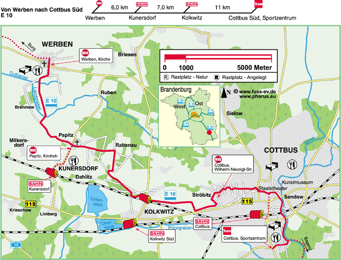 Europäischer Fernwanderweg E 10 : 