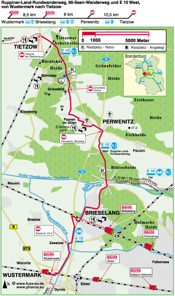 66: Wustermark  –  Brieselang (Bhf.)  –  Perwenitz  –  Tietzow