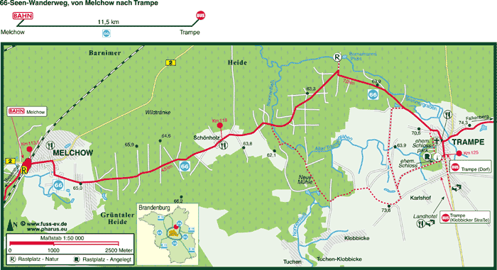 66: Melchow  –  Trampe