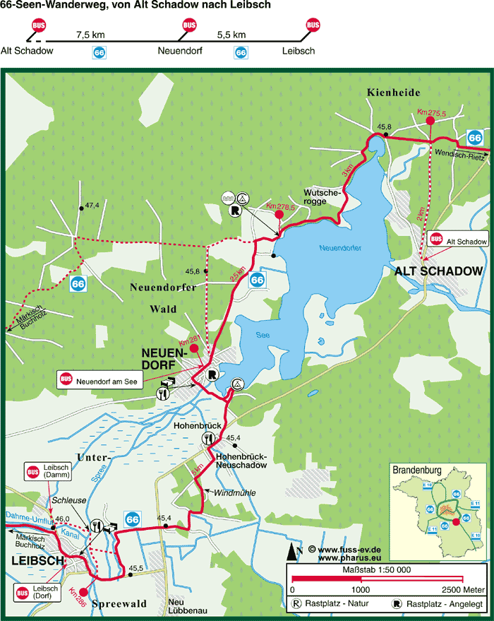 66: Alt Schadow  –  Neuendorf  –  Leibsch