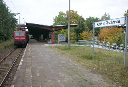 Bahnhof Potsdam Pirschheide. Foto: Verkehrsverbund Berlin-Brandenburg GmbH (VBB)