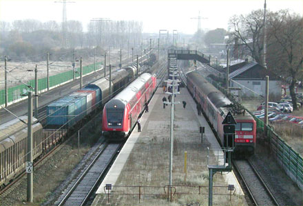Bahnhof Wustermark. Foto: Verkehrsverbund Berlin-Brandenburg GmbH (VBB)
