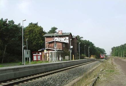 Bahnhof Wustrau-Radensleben. Foto: Verkehrsverbund Berlin-Brandenburg GmbH (VBB)