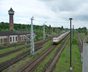 Rangierbahnhof Wustermark. Foto: Bernd Herzog-Schlagk, FUSS e.V.